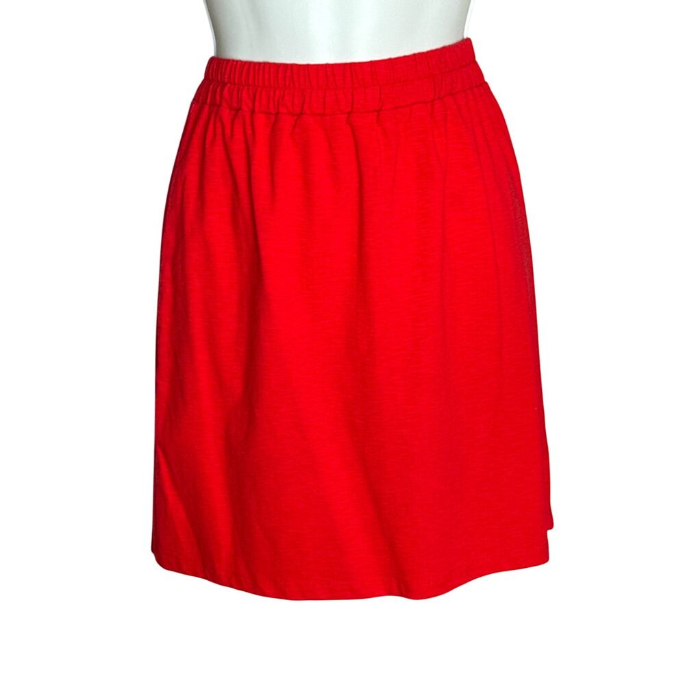 Tulip B Unique Vintage Red Knit Mini Skirt XL NWT